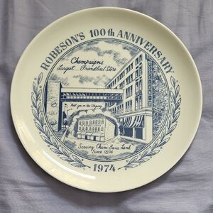 Robeson's Department Store 100th Anniversary Plate
